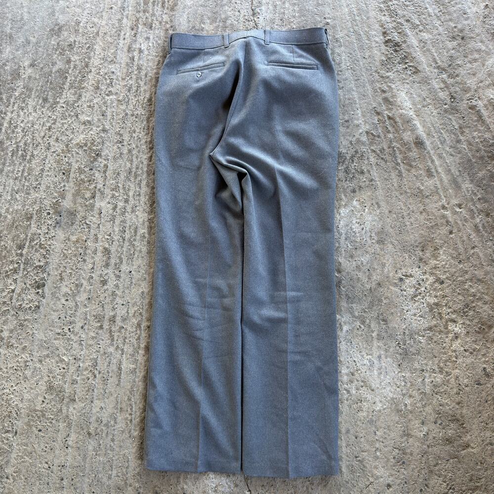 Vintage Levi's Action Action Slacks Gray Trouser Pants Men's 80s Preppy 32x31 - Picture 2 of 7